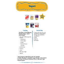 arizona WIC Approved Food List - Items Page 4