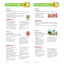 california WIC Approved Food List - Items Page 7