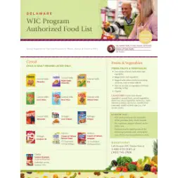 delaware WIC Approved Food List - Items Page 1