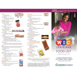 louisiana WIC Approved Food List - Items Page 2