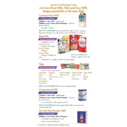 texas WIC Approved Food List - Items Page 11