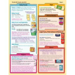 florida WIC Approved Food List - Items Page 4