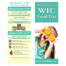 north_dakota WIC Approved Food List - Items Page 6