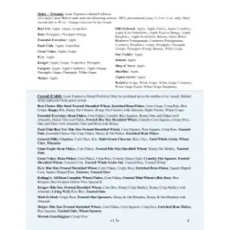 ohio WIC Approved Food List - Items Page 3